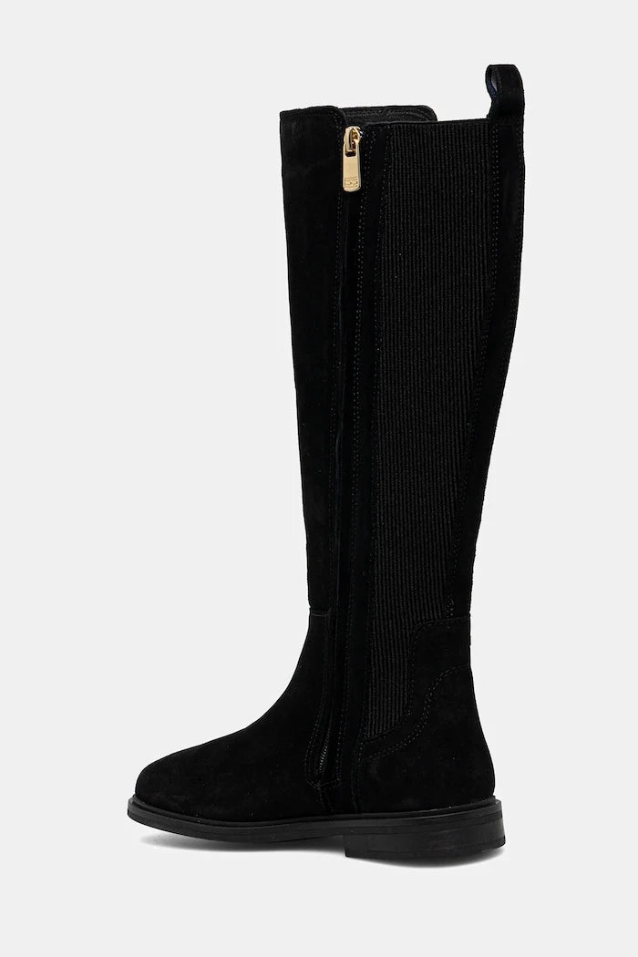 Tommy Hilfiger FLAG SUEDE LONG BOOT Süet Çizme