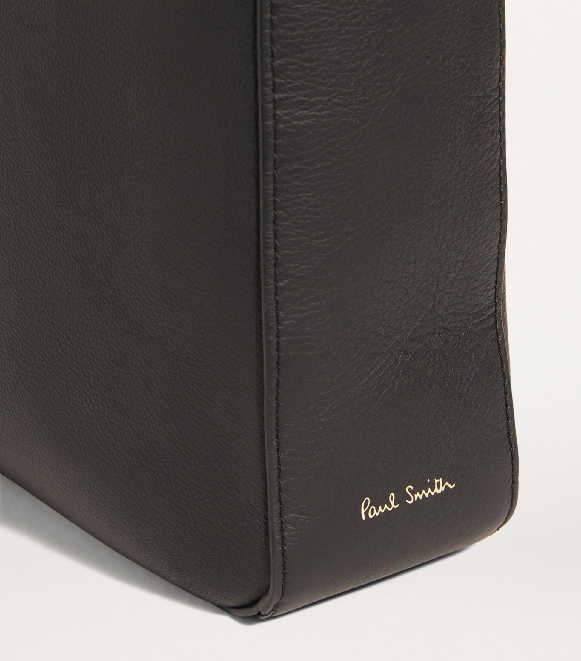 Leather Signature Stripe Briefcase