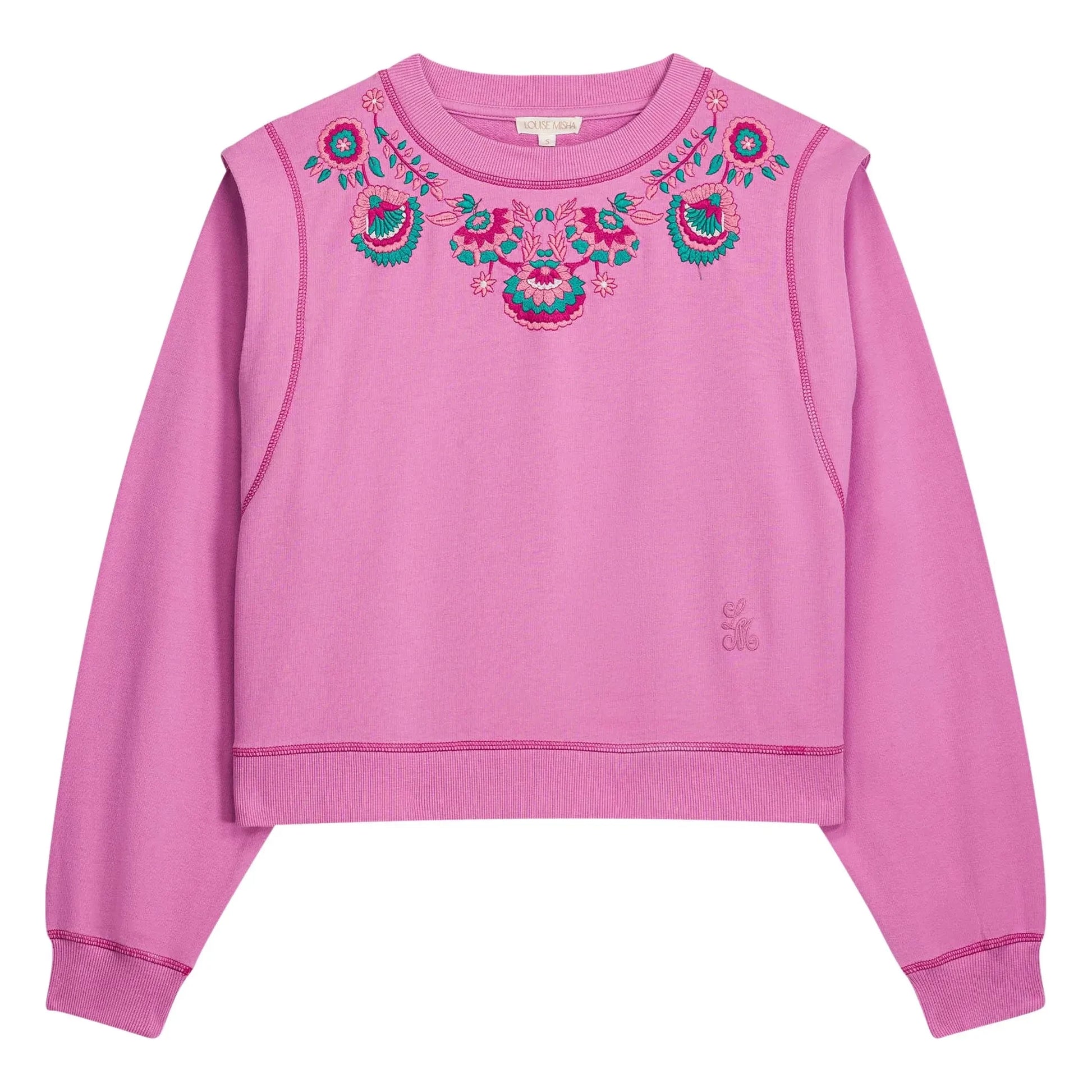 Louise Misha - Sweat Ostrea Cotton | Fuchsia