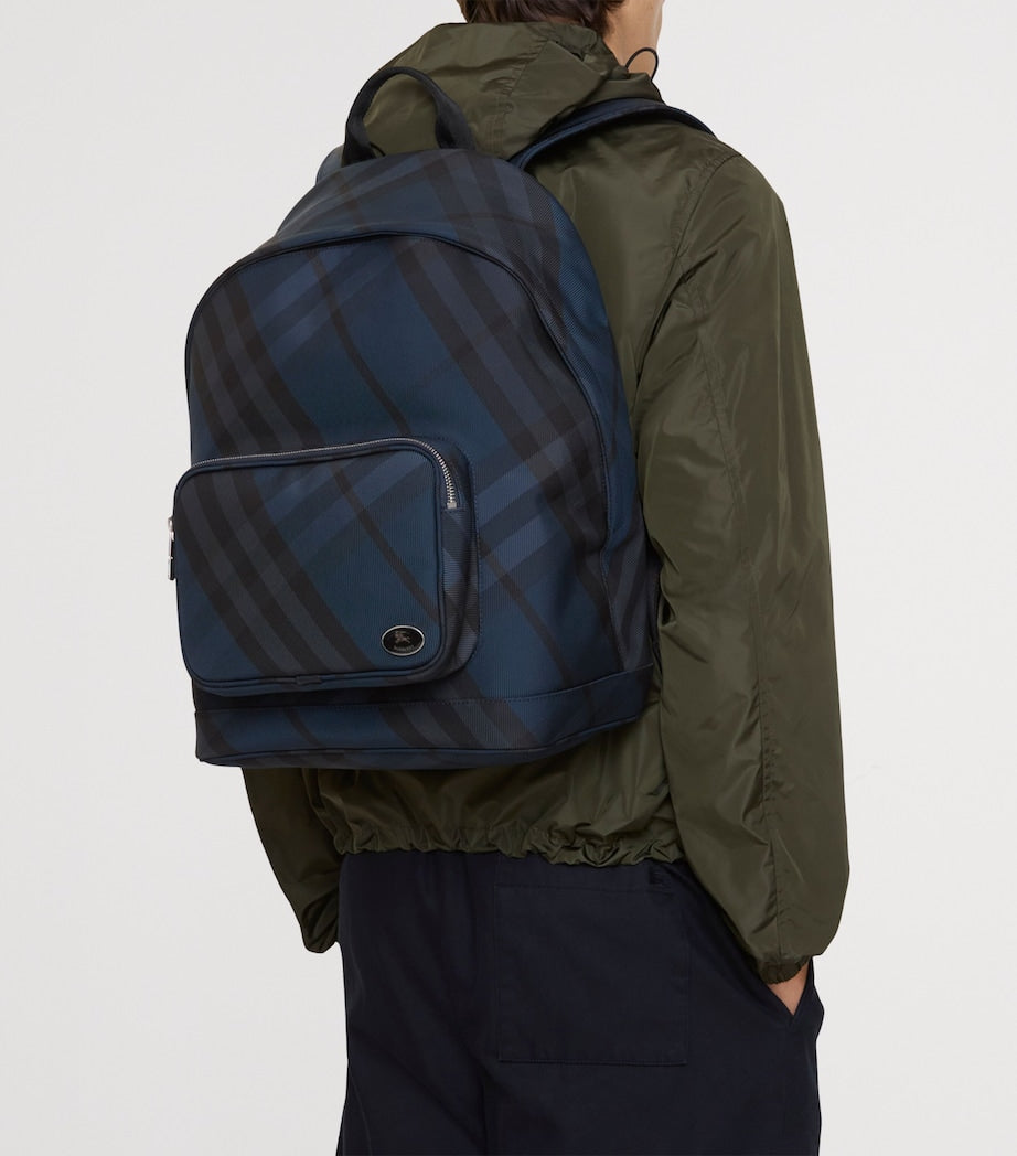 Burberry Check Grid Backpack