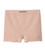 Nude Ribbed Seamless Boxer Shorts