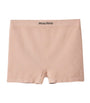 Miu Miu Nude Ribbed Seamless Boxer Shorts