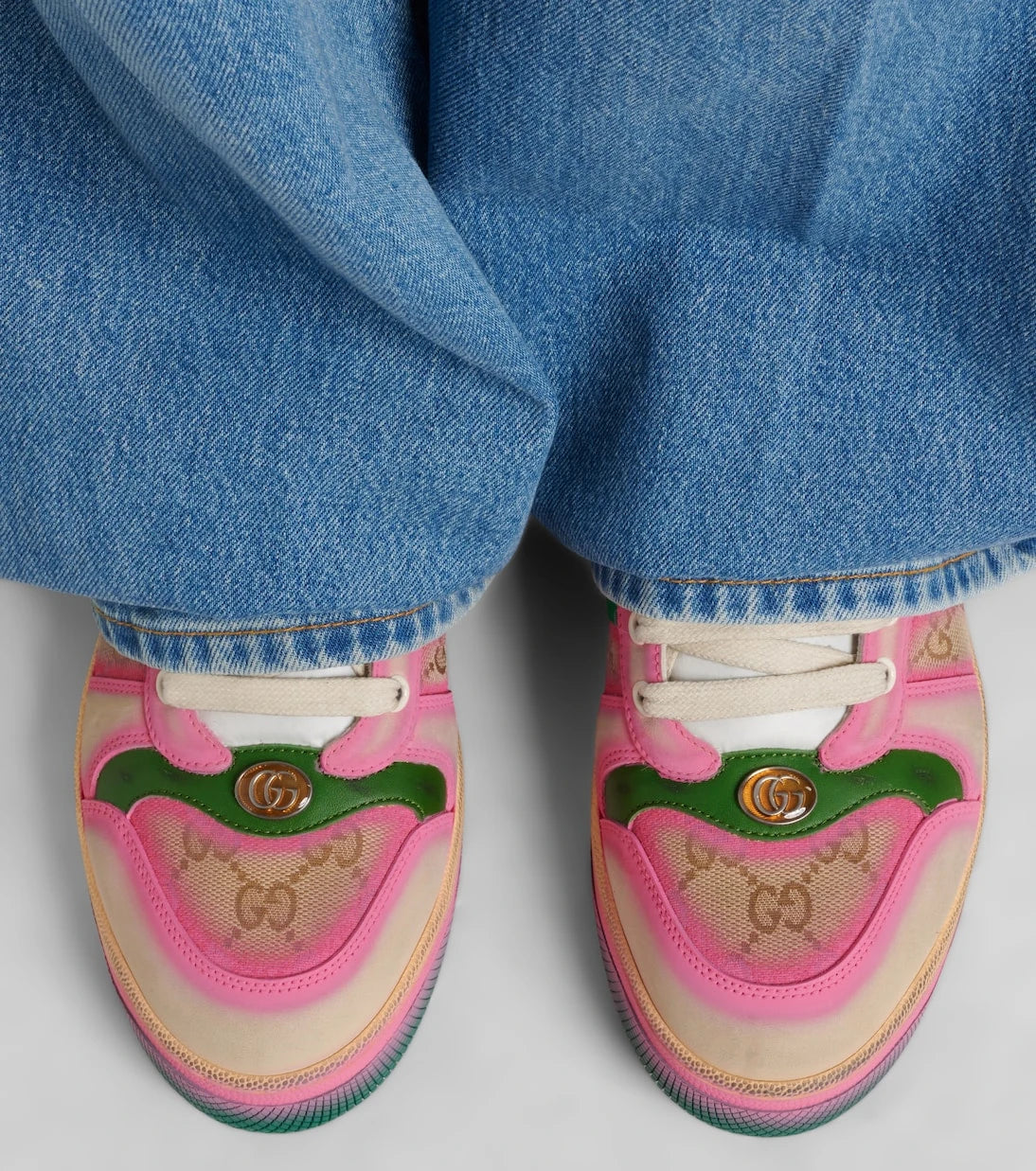 Gucci - Screener ombré leather sneakers