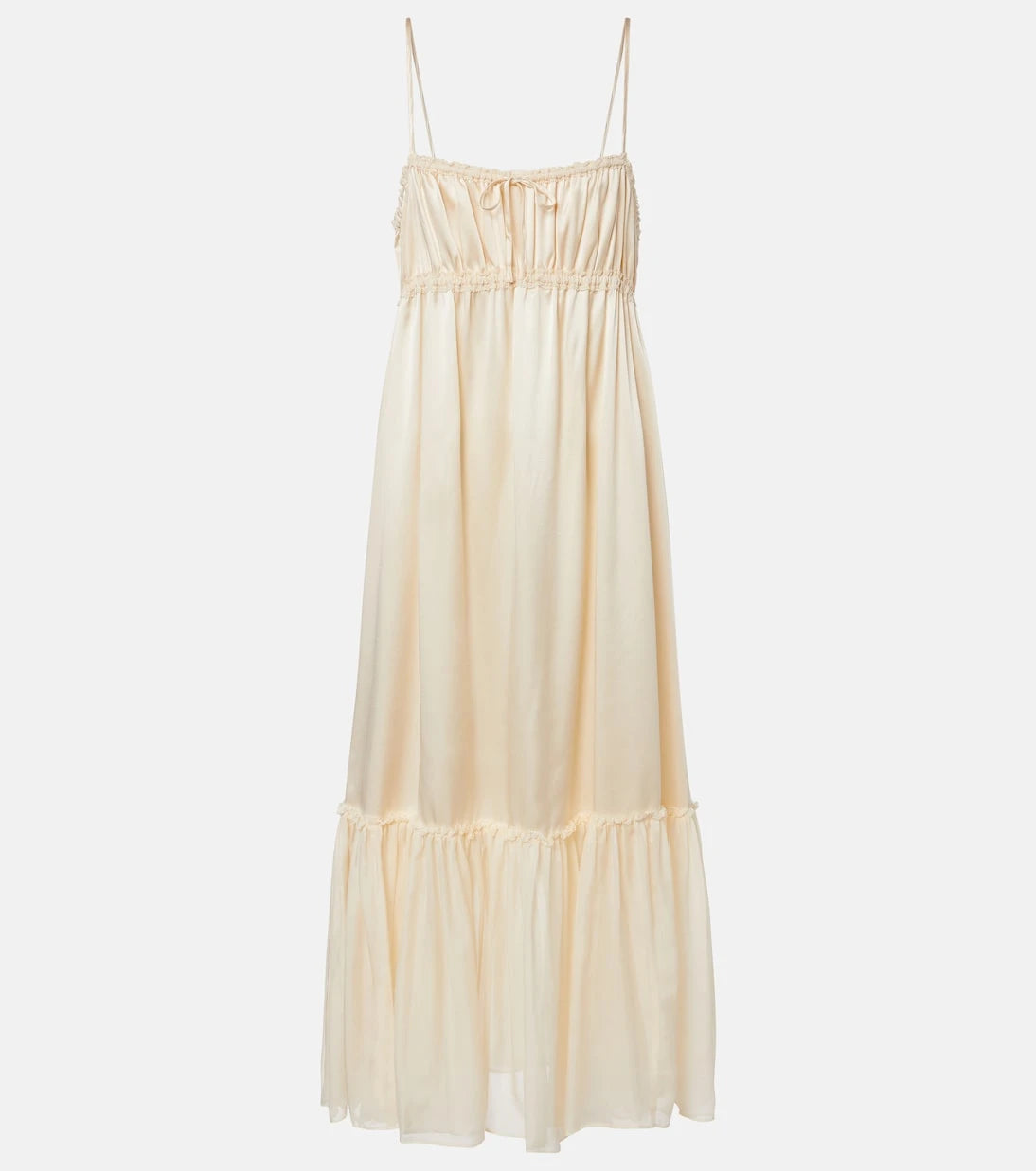Ulla Johnson - Marielle ruched silk midi dress
