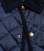 Valentino Navy VLogo Quilted Jacket