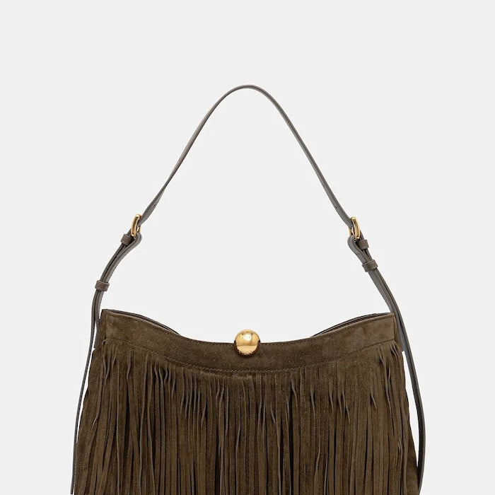 Furla kadın süet tote çanta