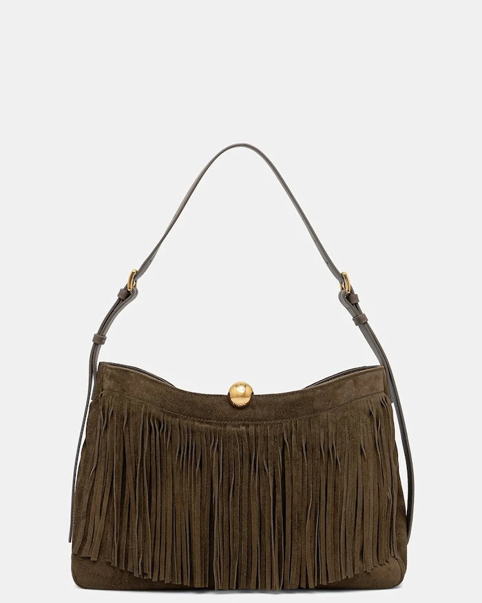 Furla kadın süet tote çanta