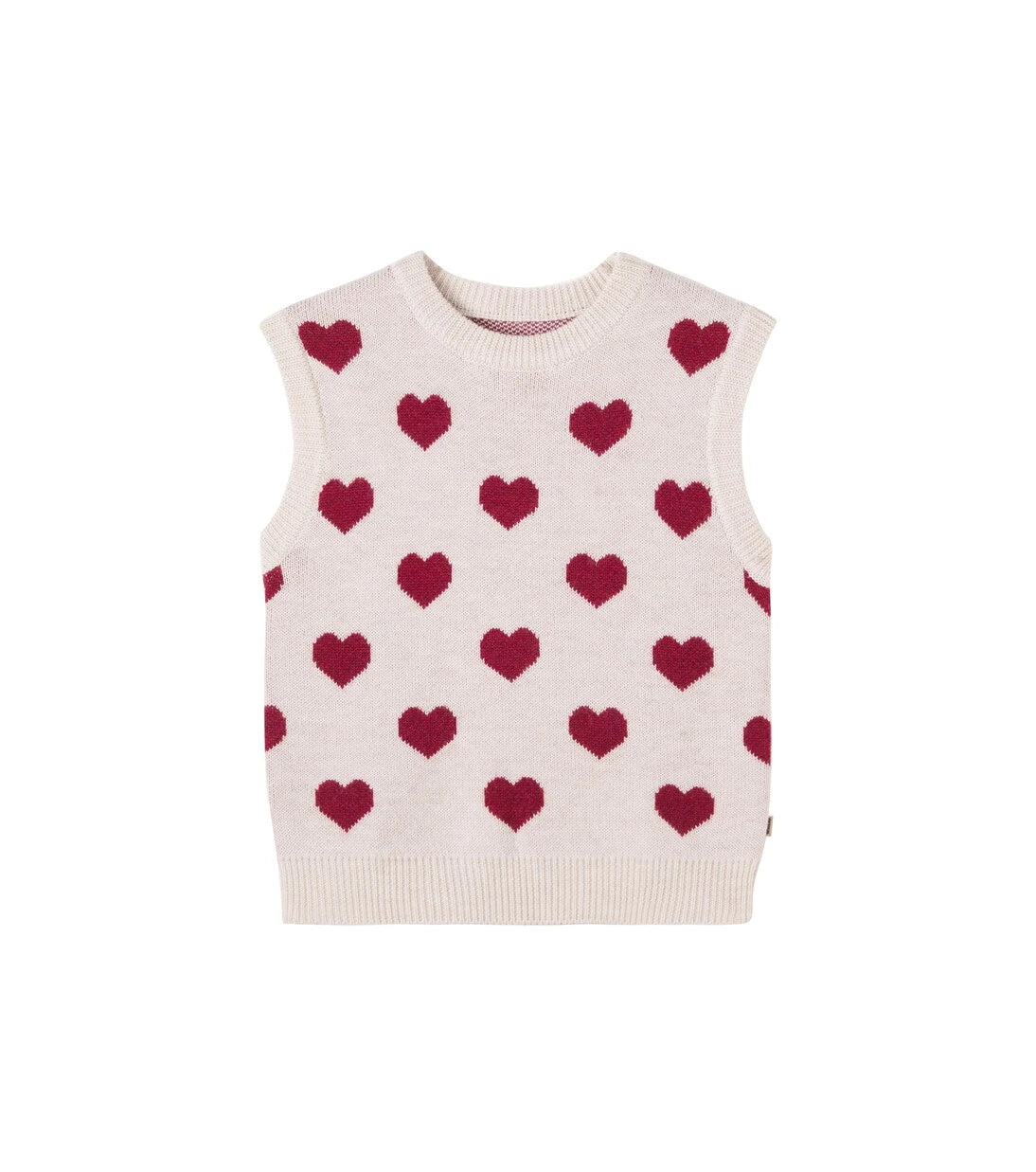 Wheat - Gaby jacquard wool sweater vest