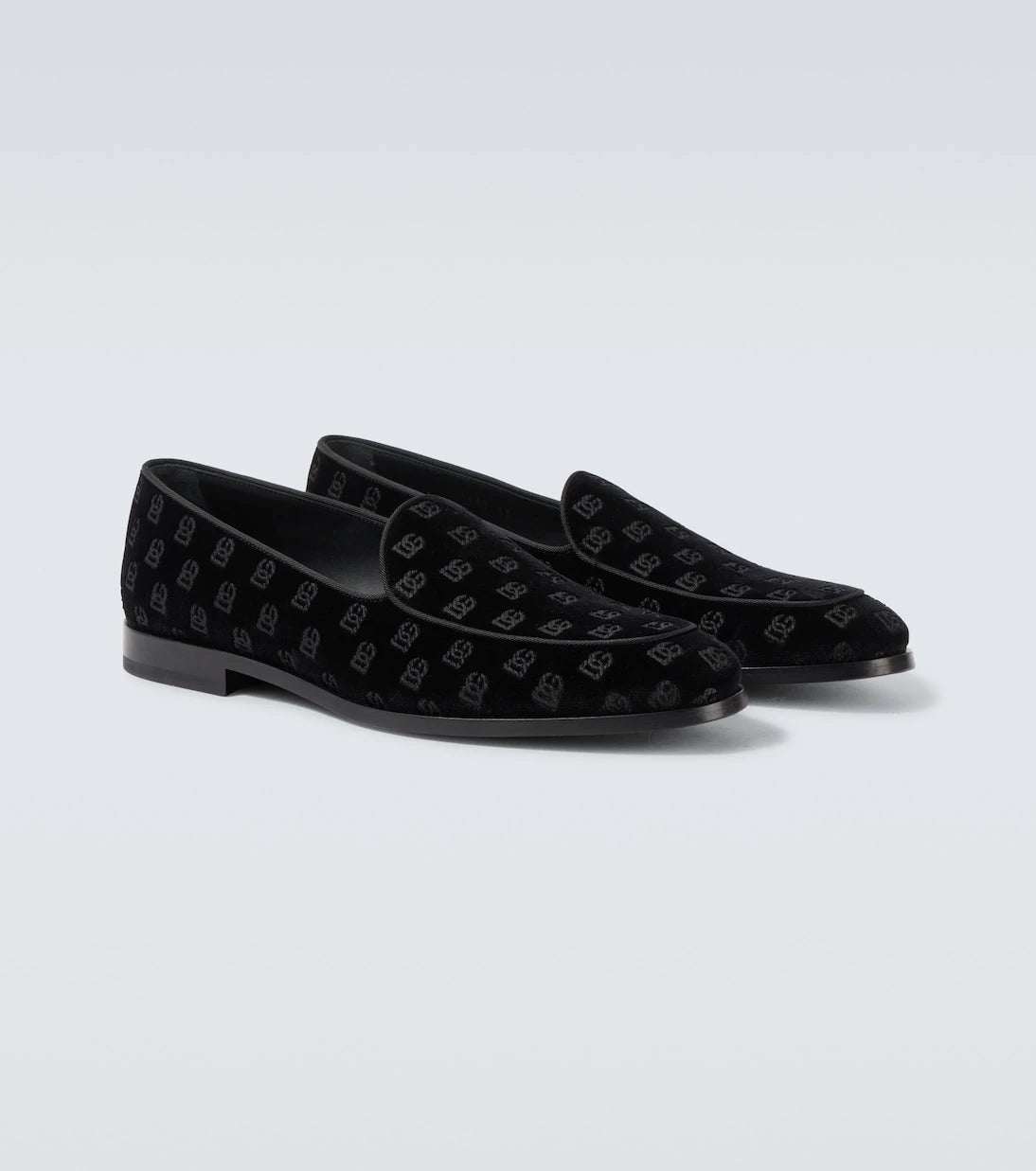 Dolce&Gabbana - Vivaldi velvet loafers