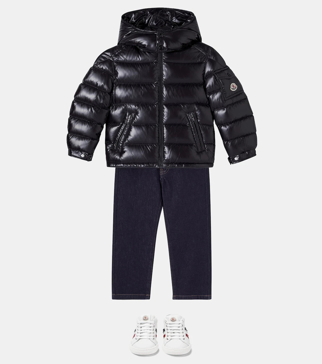 Moncler Enfant - Maya logo down jacket