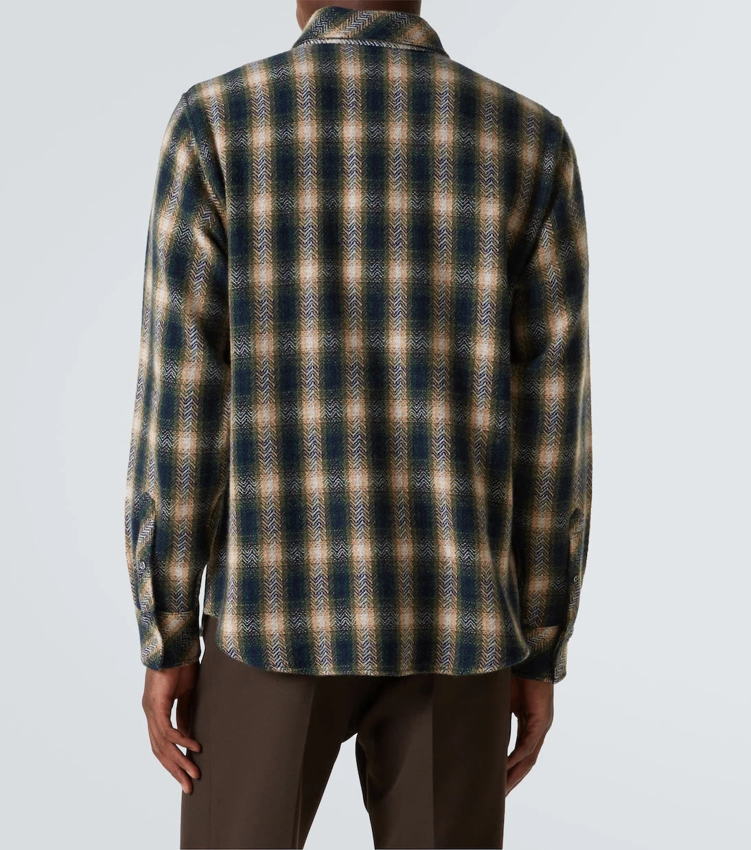God's True Cashmere - Tartan cashmere shirt
