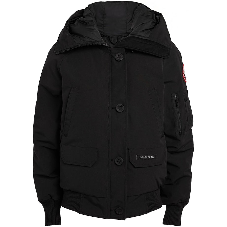 Canada Goose Black Chilliwack Puffer Bomber Jacket