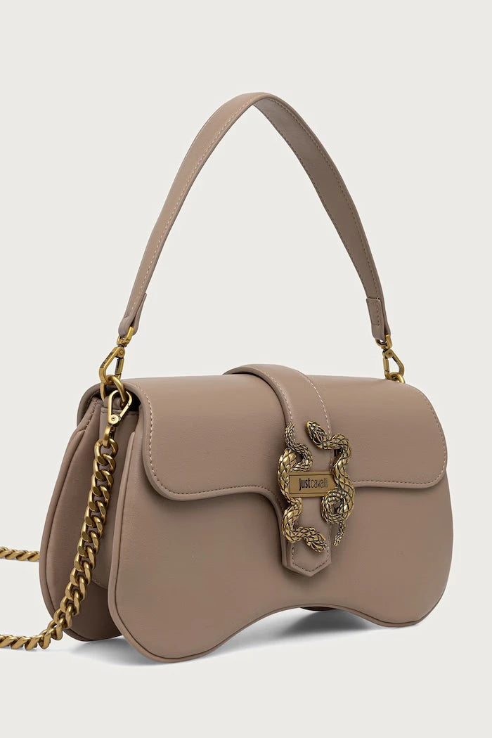 Just Cavalli suni deri kadın crossbody çanta