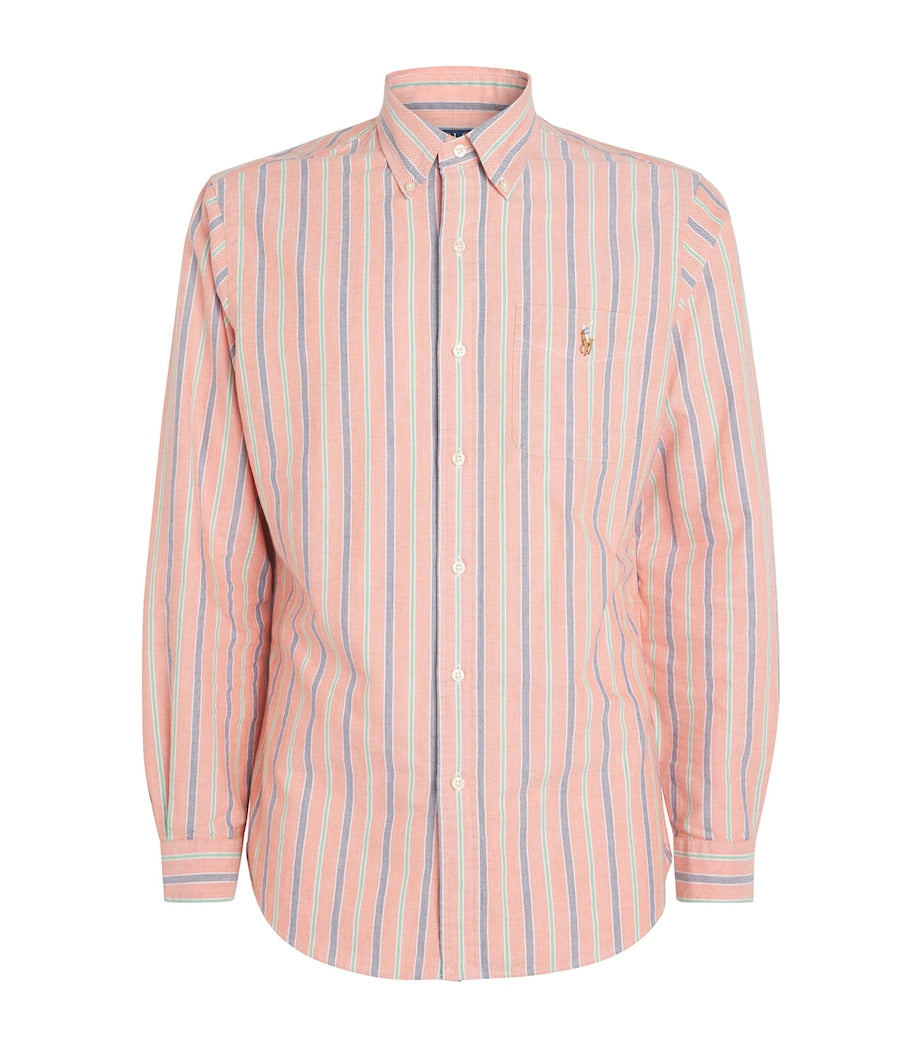 Cotton Stripe Oxford Shirt