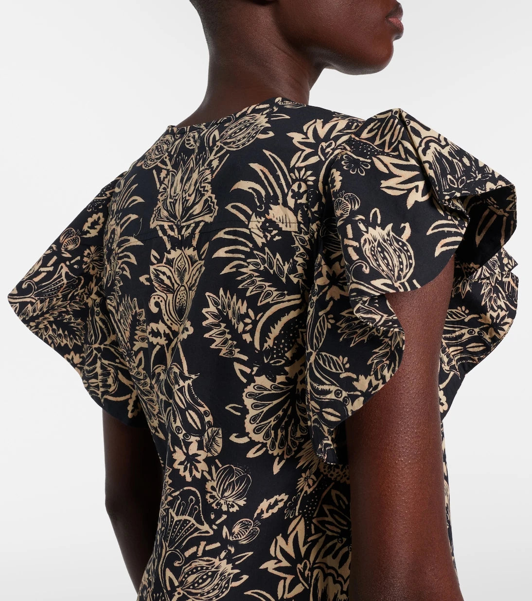 Ulla Johnson - Severine printed cotton poplin top