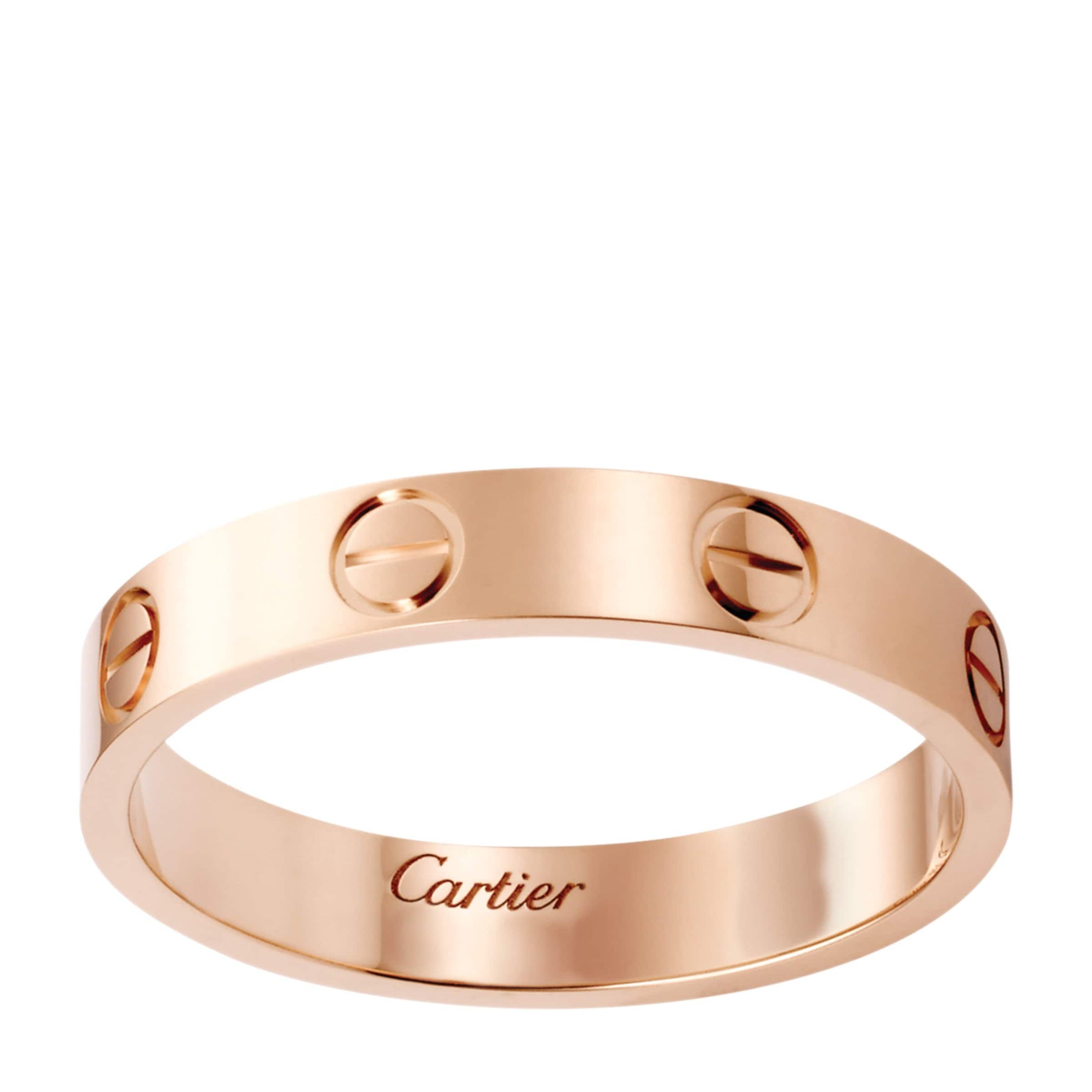 Rose Gold LOVE Wedding Band