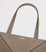 LOEWE Large Leather Puzzle Fold Tote Bag