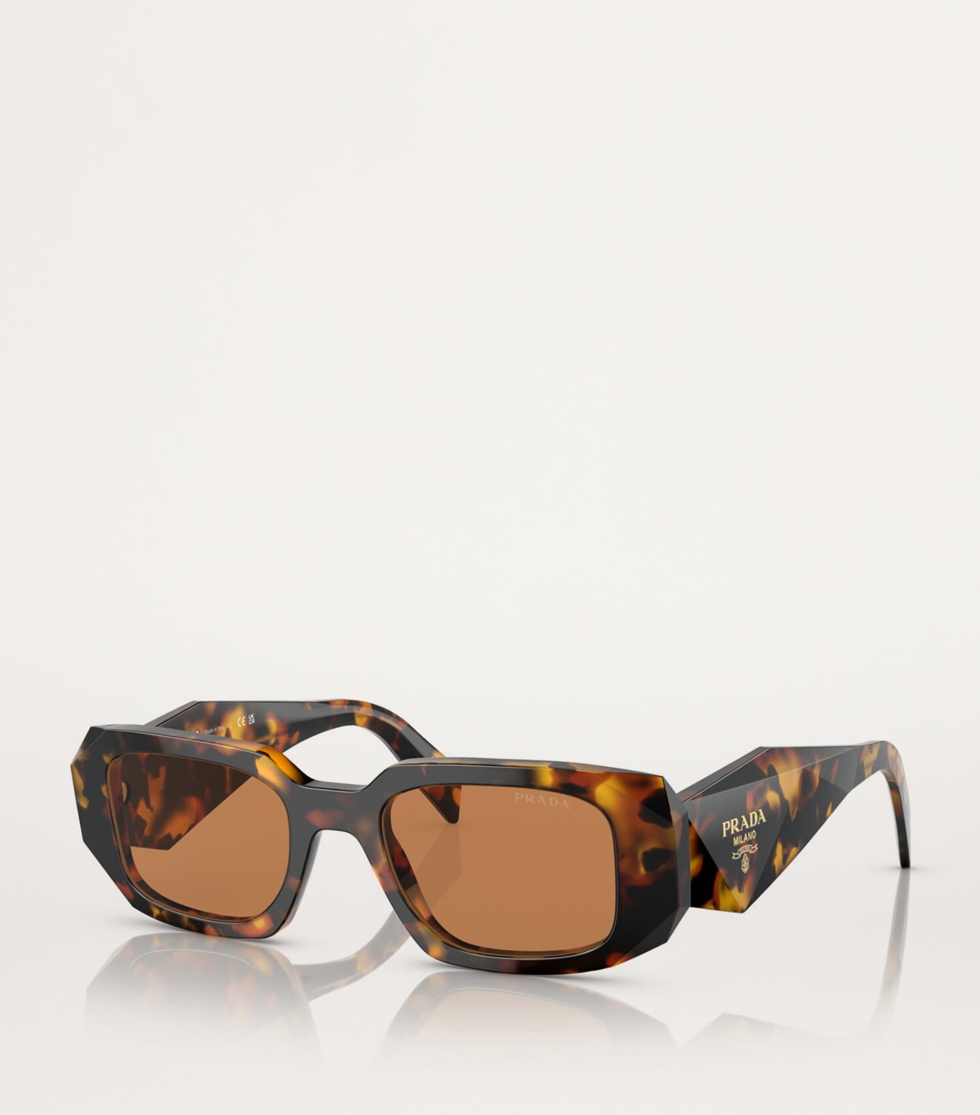 Prada Brown Acetate PR 17WS Sunglasses
