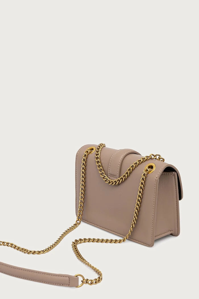 Just Cavalli suni deri kadın crossbody çanta