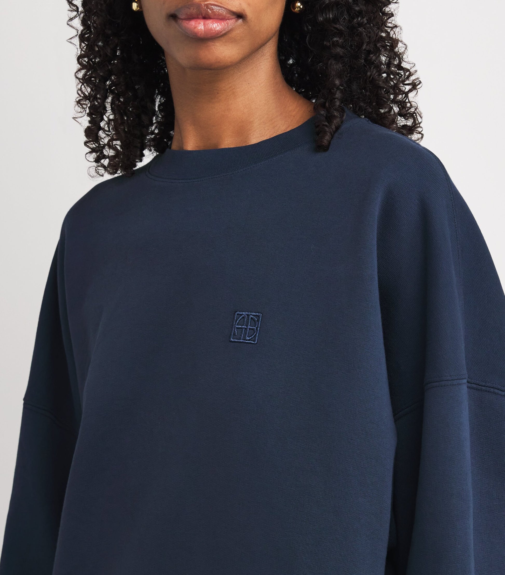 Blue Monogram Miles Sweatshirt