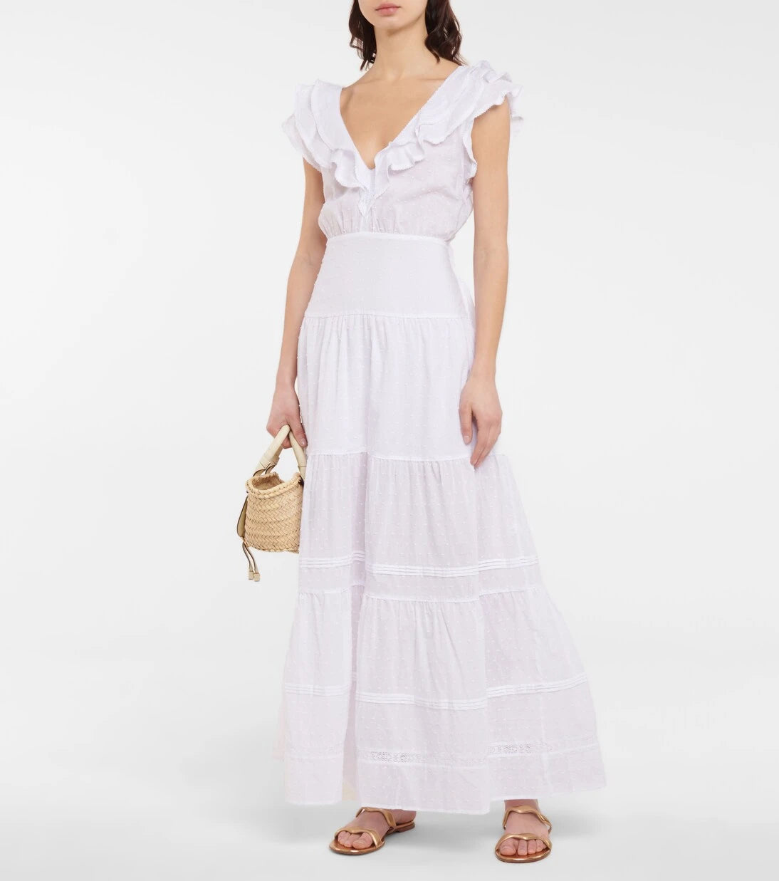 Poupette St Barth - Della cotton midi dress
