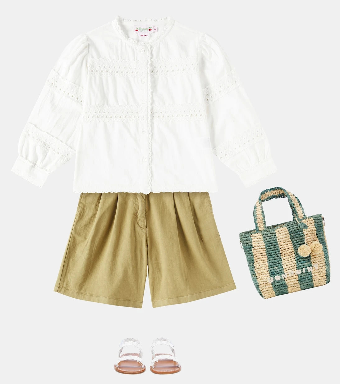 Bonpoint - Eliska cotton-blend shorts
