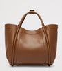 Extra-Small Leather Marine Top-Handle Bag