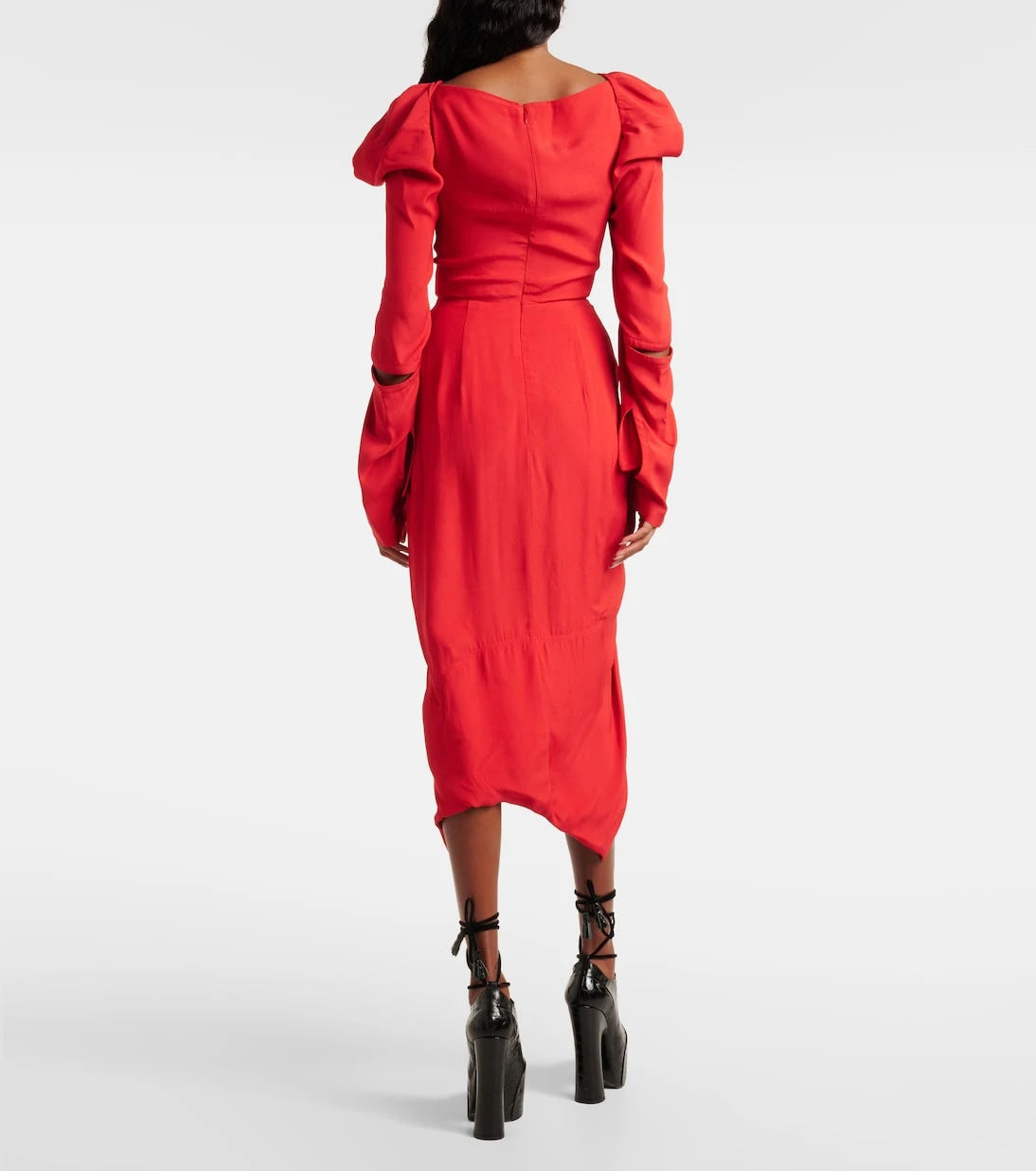 Vivienne Westwood - Panther draped midi dress