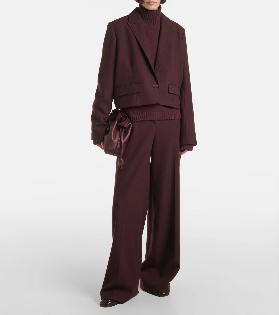 Joseph - Cropped single-breasted wool jacket