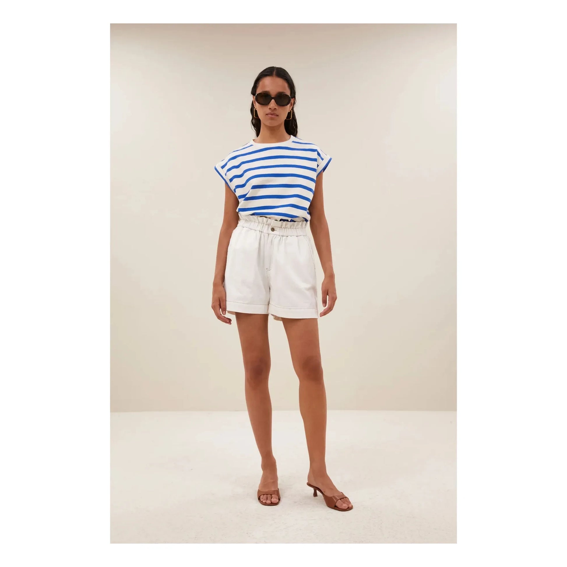 By Bar - Leon Cotton shorts | White