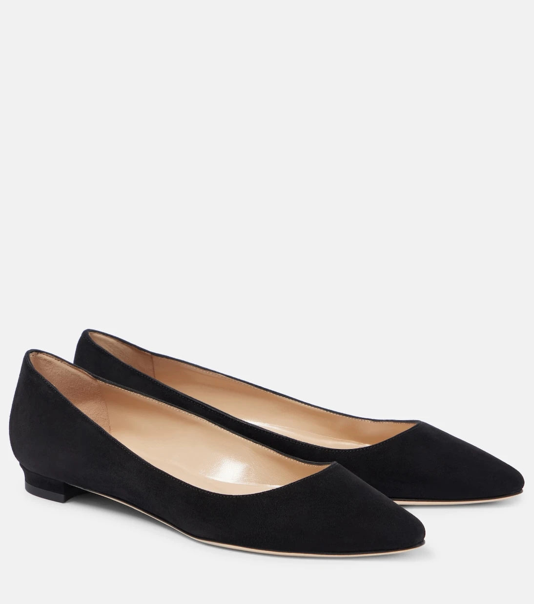 Manolo Blahnik - BB suede ballet flats