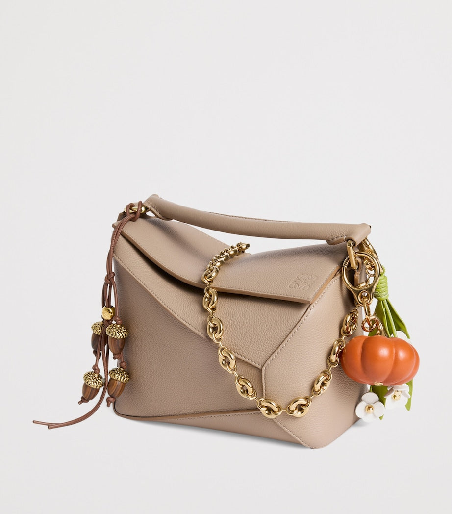 Orange Pumpkin Bag Charm