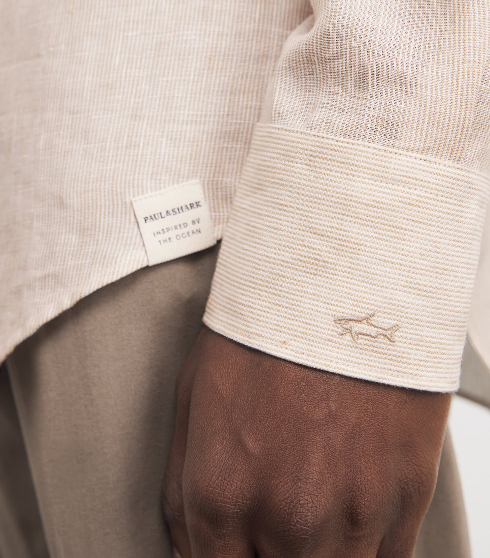Paul & Shark Linen Stripe Shirt