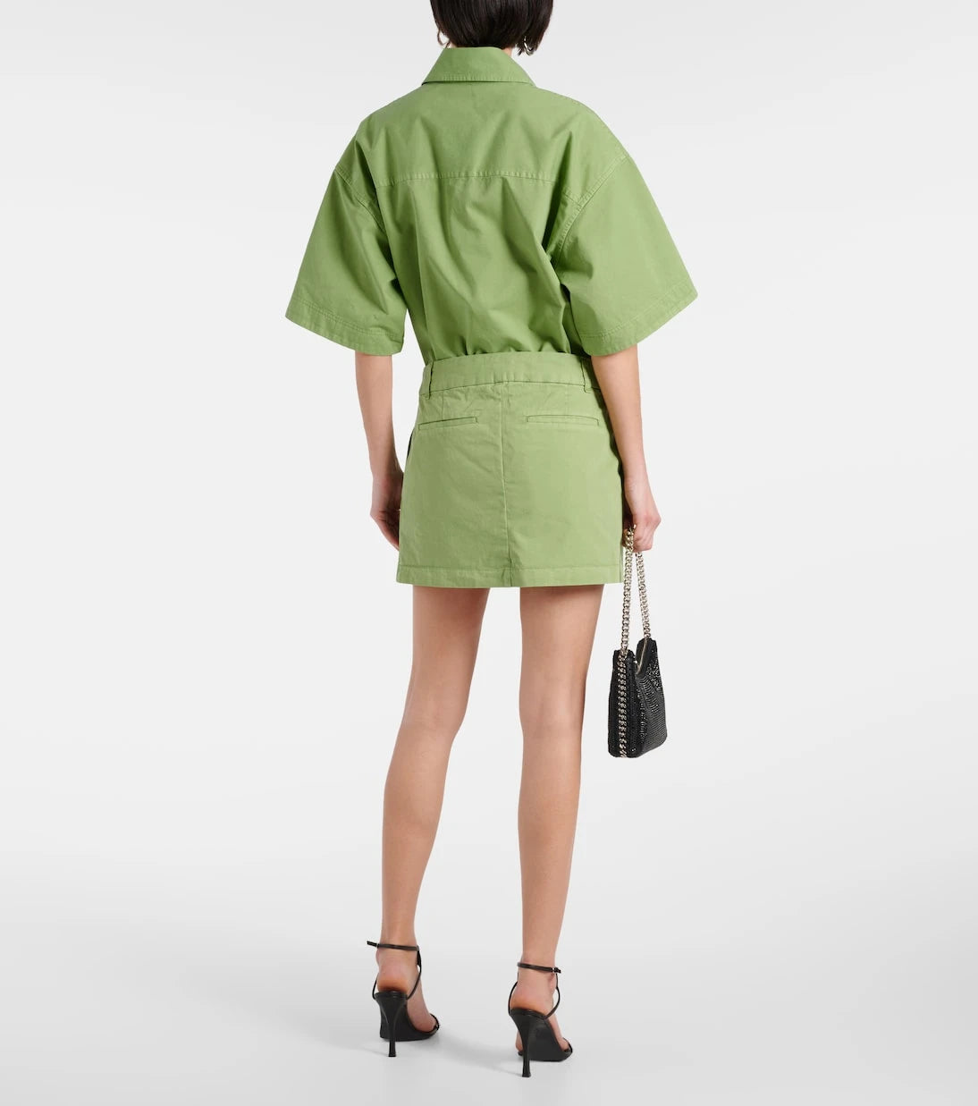 Stella McCartney - Cotton canvas miniskirt
