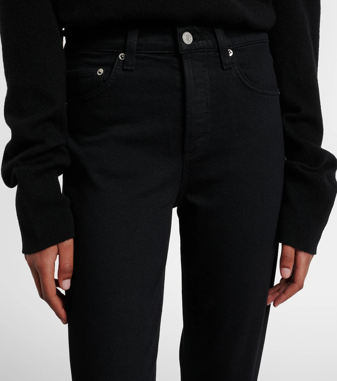 Agolde - Ingram Split high-rise waist skinny jeans