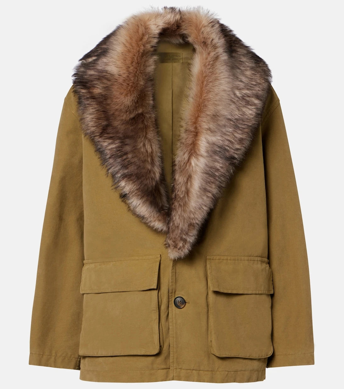 Nili Lotan - Ronay shearling-trimmed cotton parka