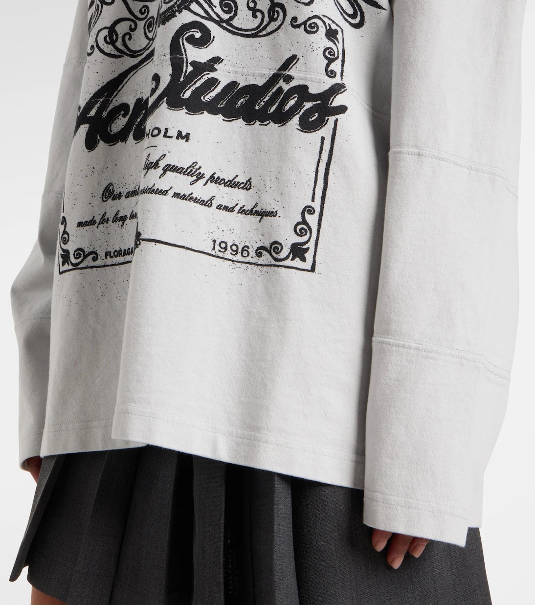 Acne Studios - Logo cotton sweatshirt