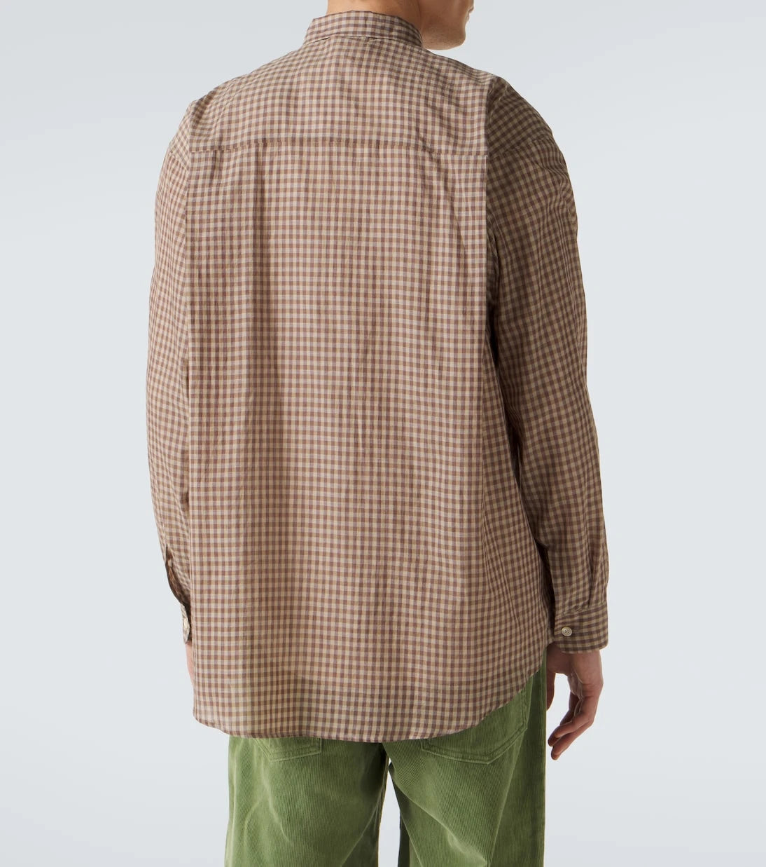 Auralee - Gingham cotton poplin shirt