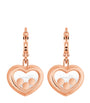 Rose Gold and Diamond Happy Diamonds Earrings