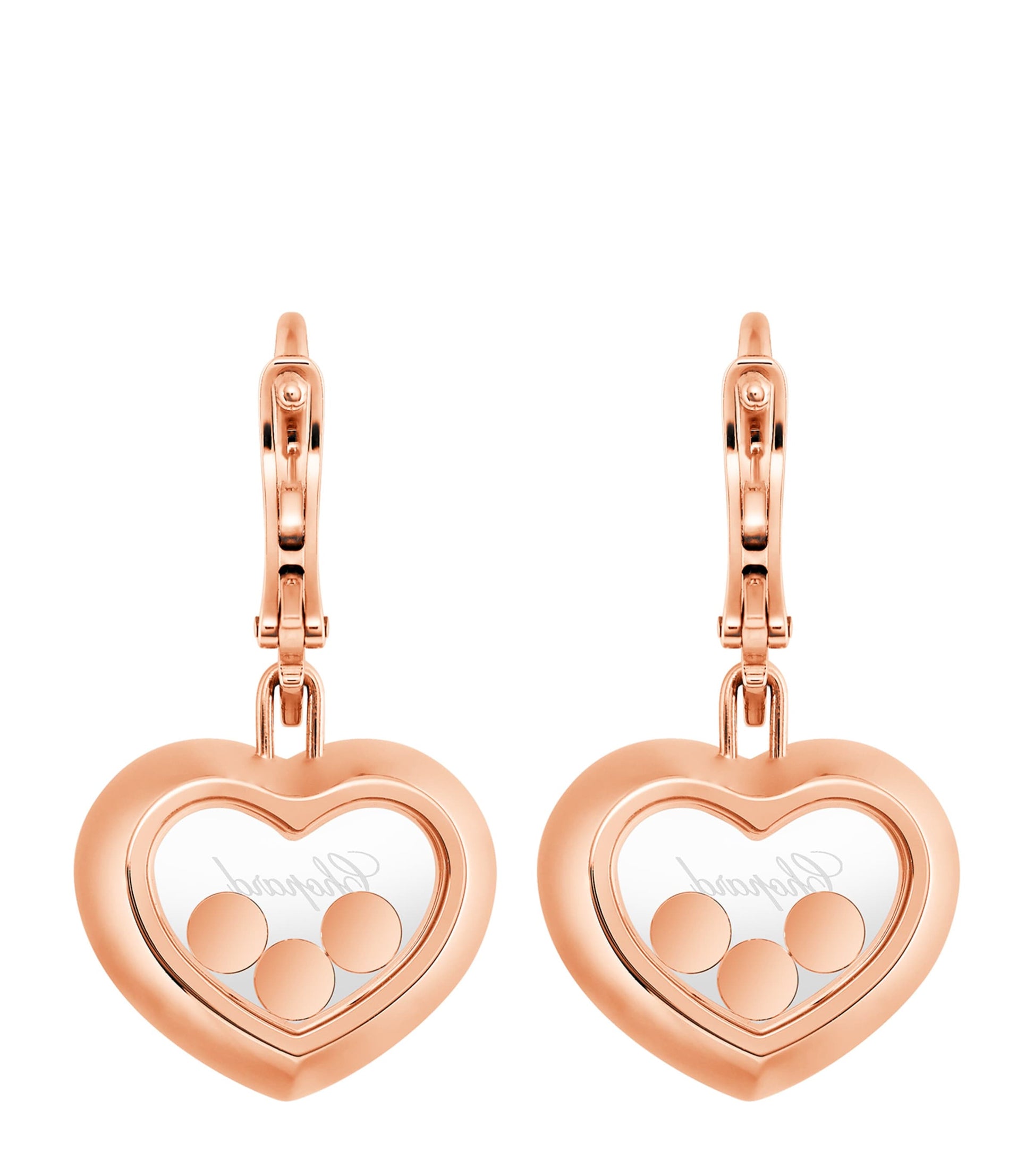 Rose Gold and Diamond Happy Diamonds Earrings