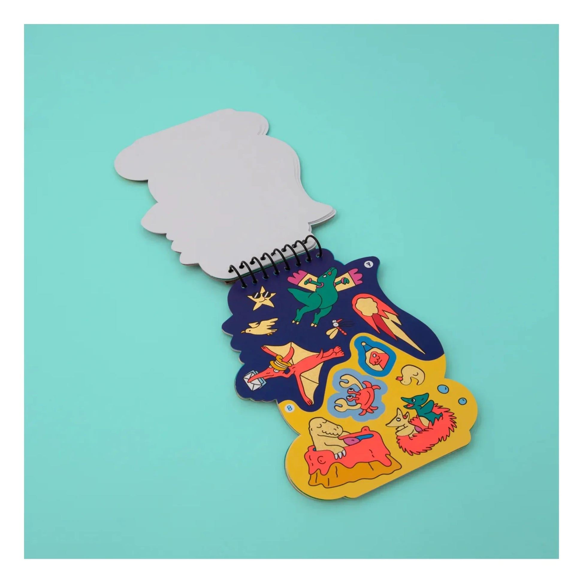 Omy - Dino sticker activity book