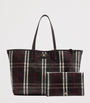 Burberry Brown Medium Canvas Highlands Tote Bag