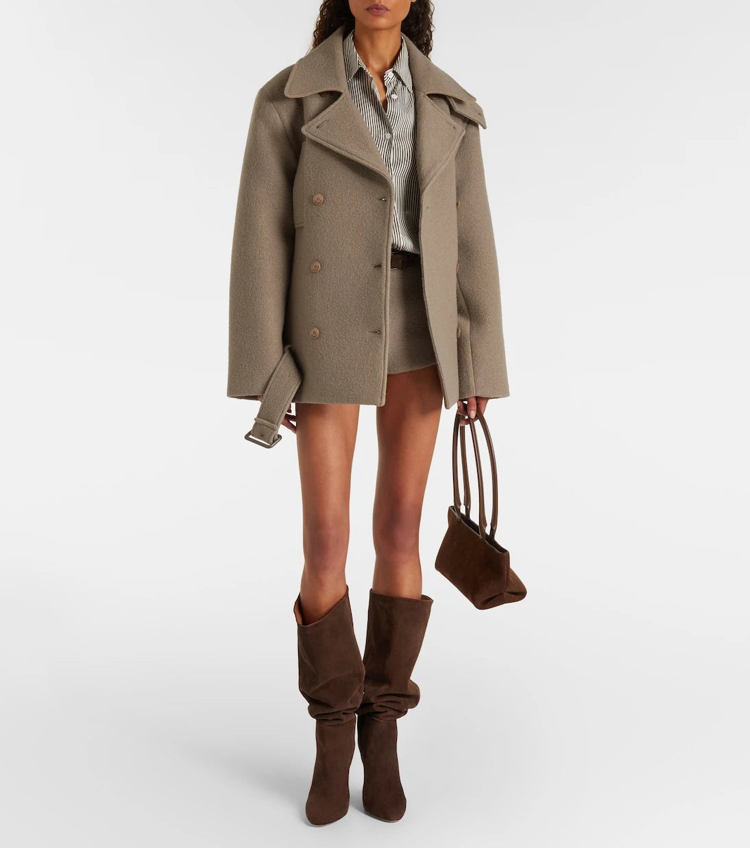 The Frankie Shop - Scothern virgin wool peacoat