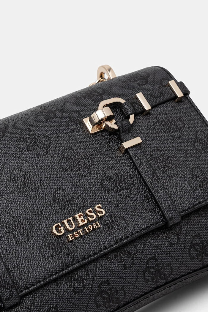Guess LEONA suni deri kadın crossbody çanta