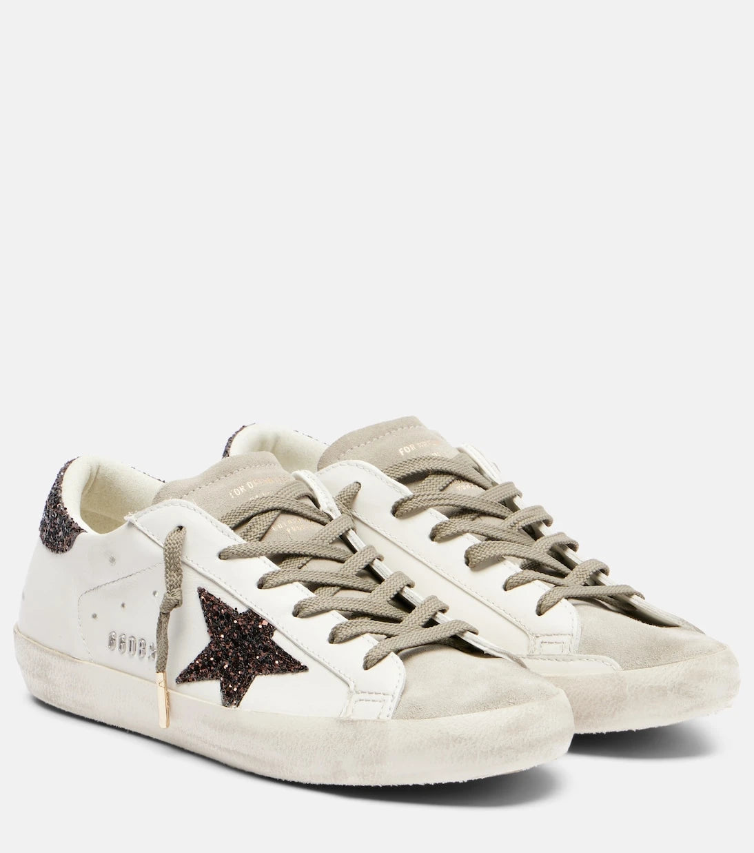 Golden Goose - Super Star glitter leather sneakers