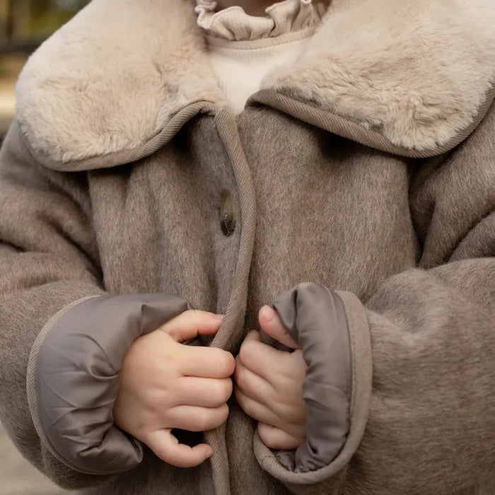 Yünlü Çocuk Montu Levian Jacket