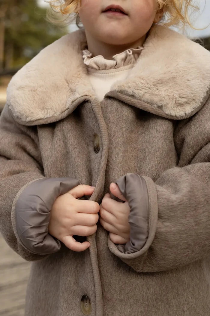 Yünlü Çocuk Montu Levian Jacket