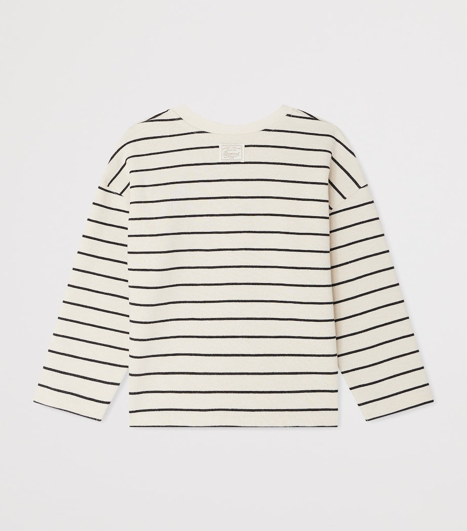 Cotton-Blend Stripe Sweatshirt (4-14 Years)
