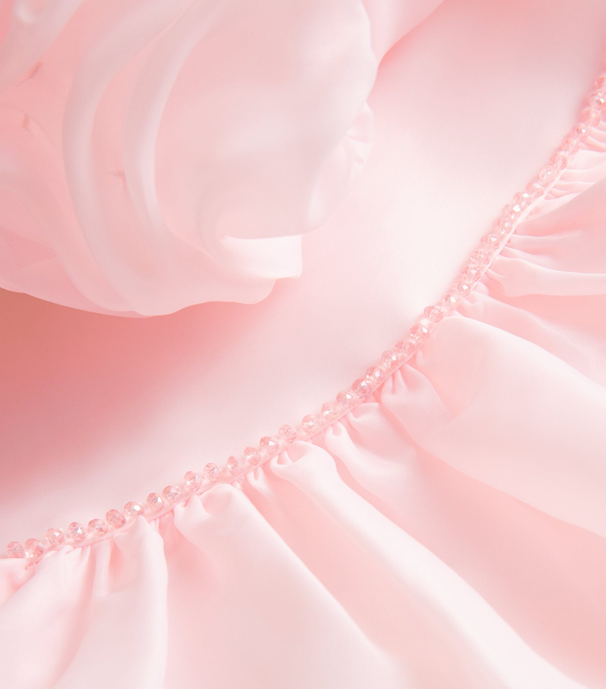 Pink Ruffle-Sleeve Dress (2-14 Years)