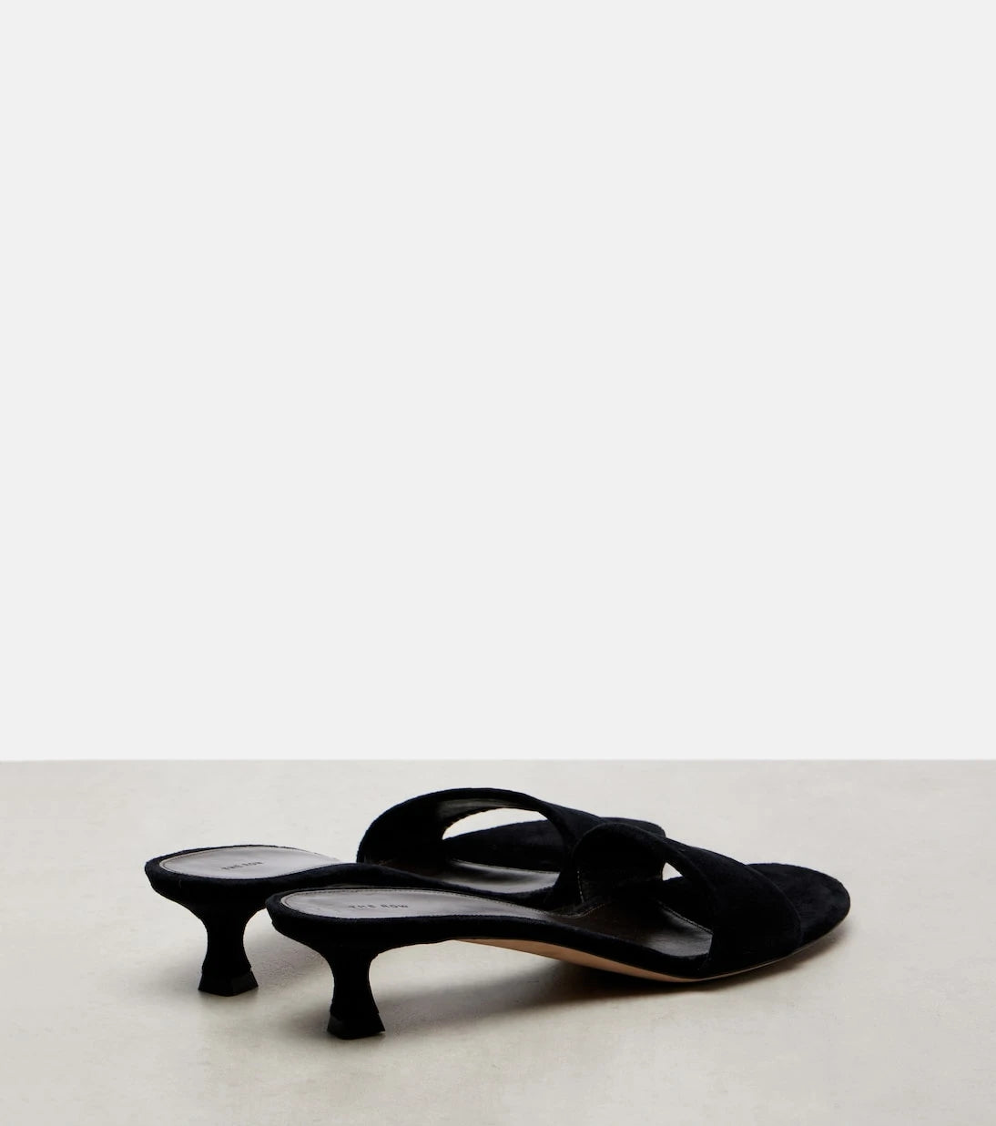 The Row - Combo leather slides